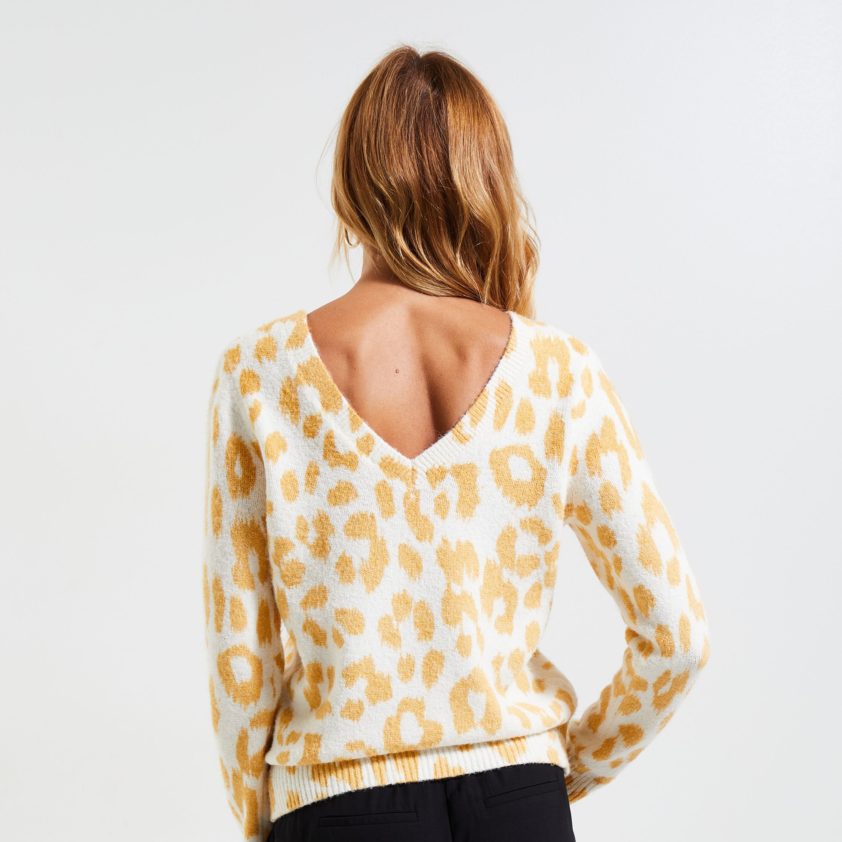 Pull imprimé animal femme deals