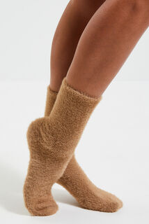 Lot de 2 paires de chaussettes fluffy