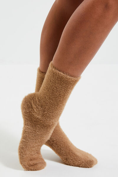 Lot de 2 paires de chaussettes fluffy
