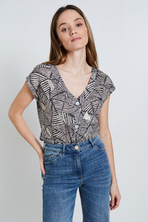 Tshirt col V femme