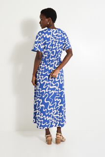 Robe longue en maille femme