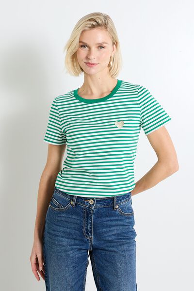 T-shirt rayé femme