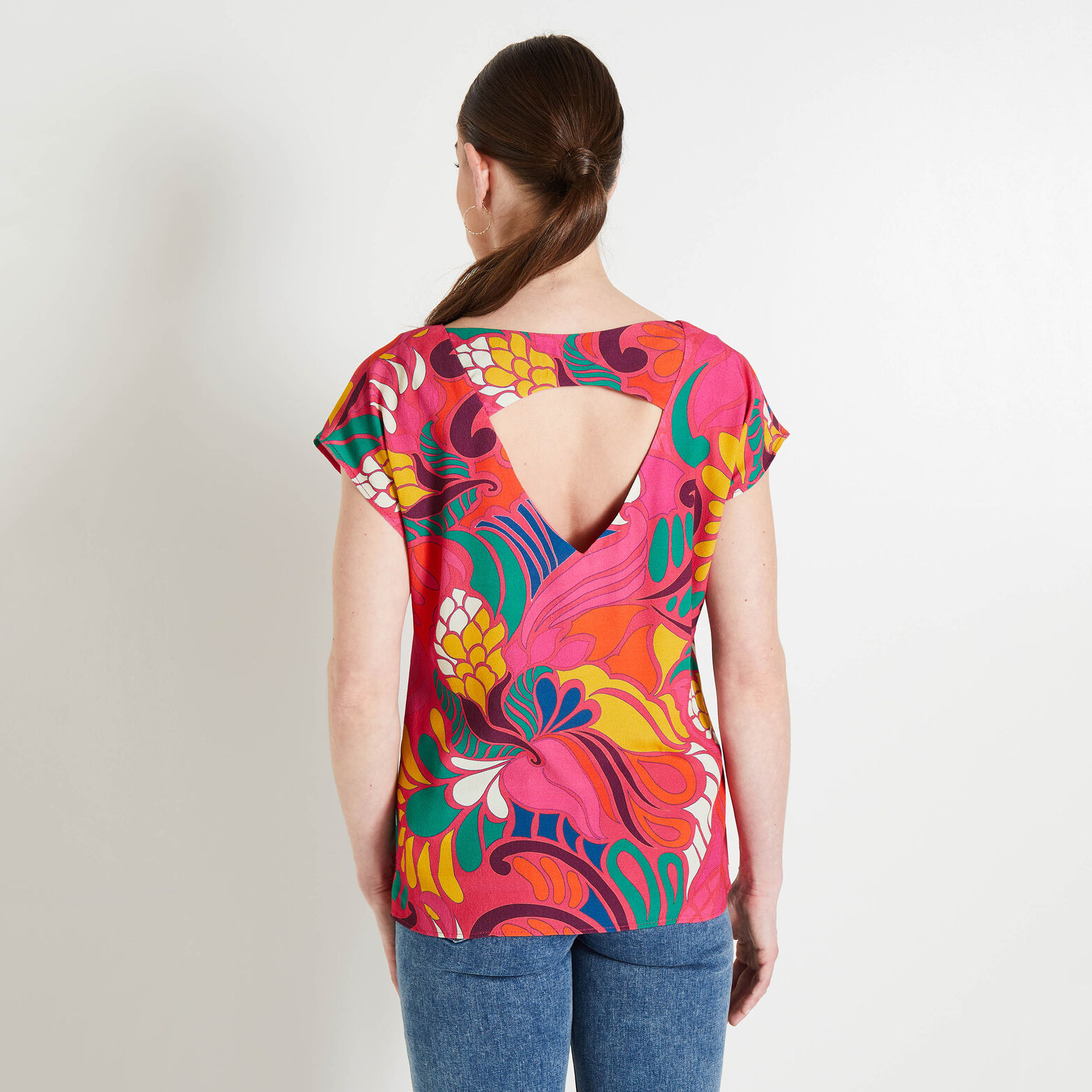Blouse imprimée femme