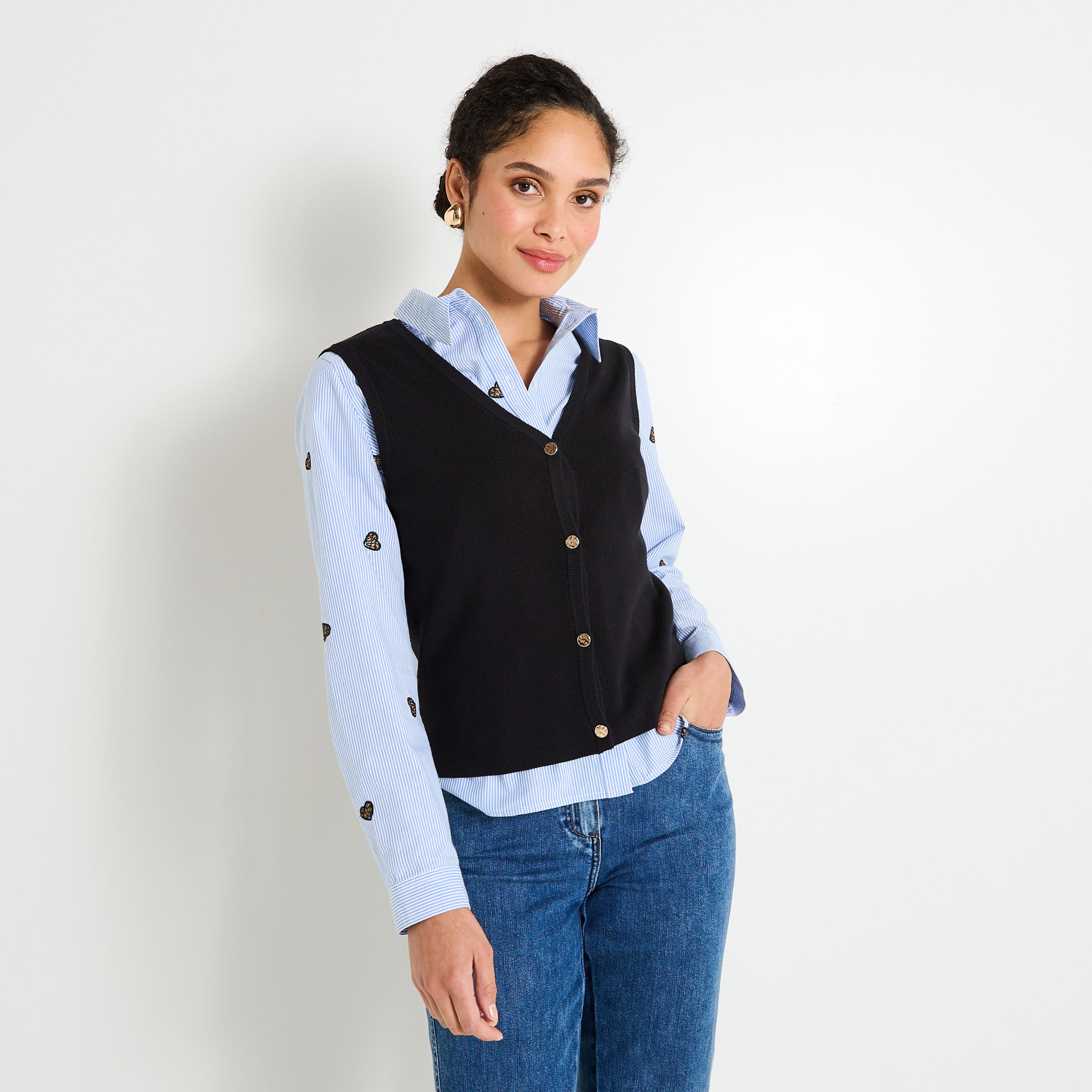 Gilet sans manches femme