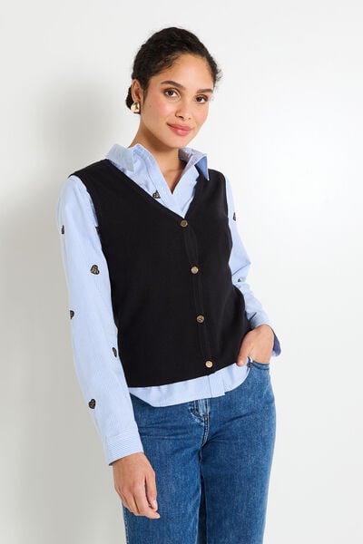 Gilet sans manches femme
