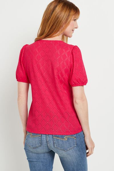 Tshirt ajouré femme