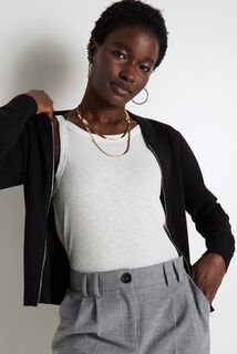 Gilet zippé femme
