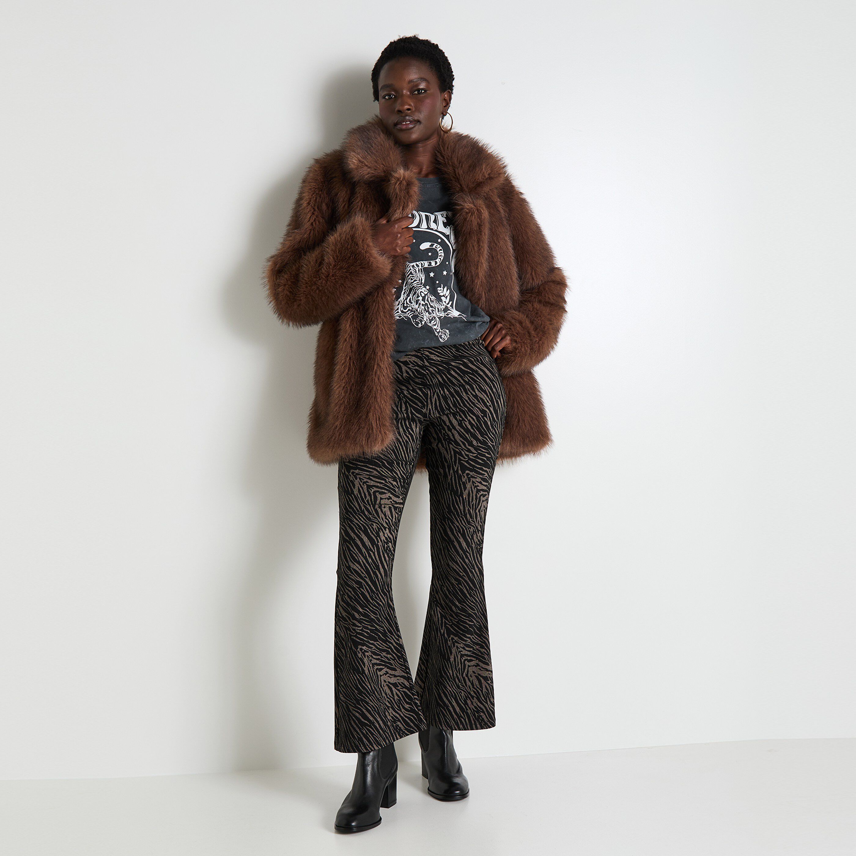 Legging &eacute;vas&eacute; femme