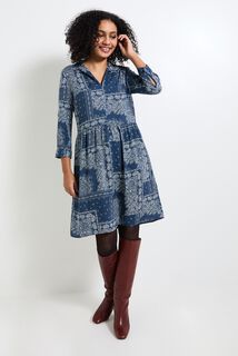 Robe col chemise femme