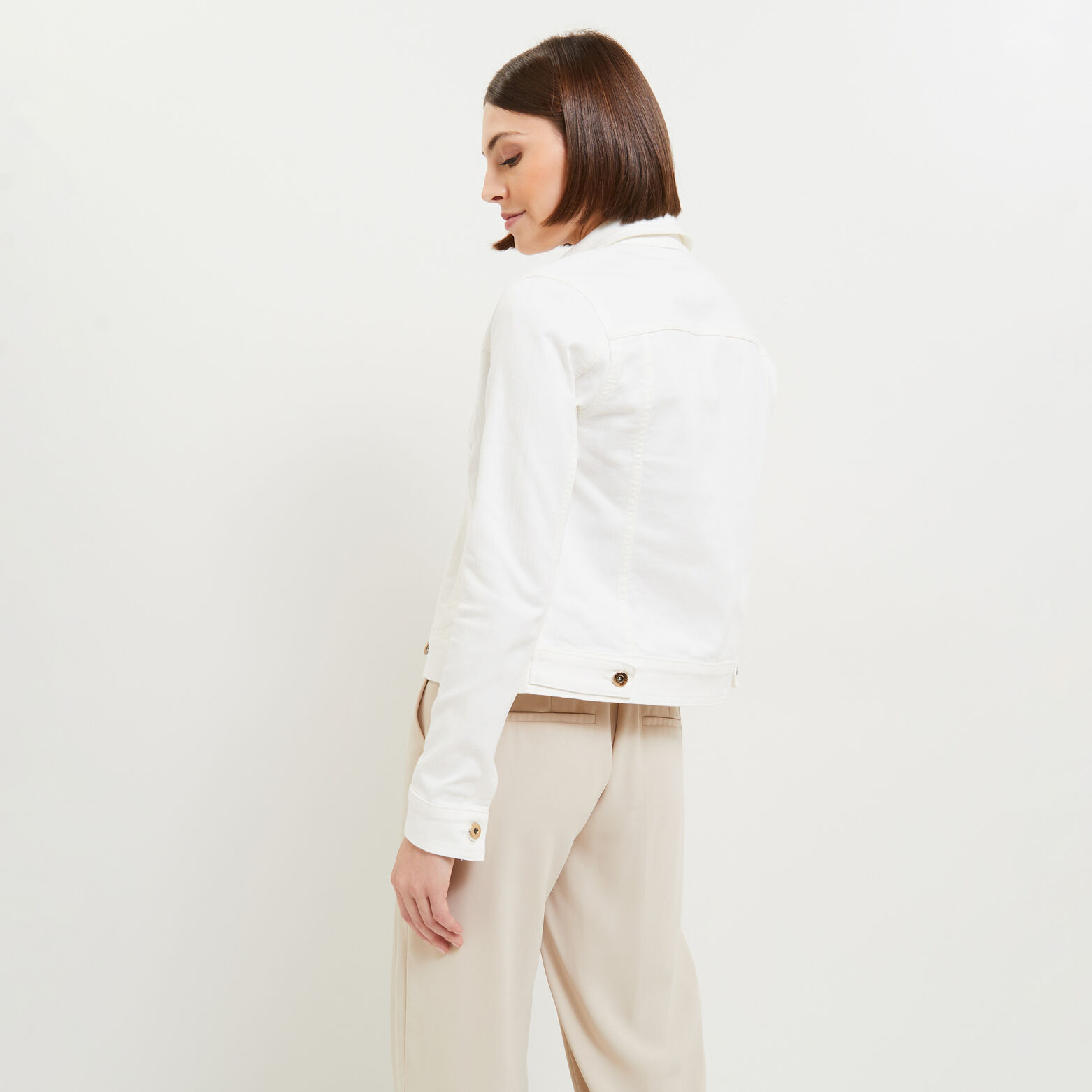 Veste en jean femme