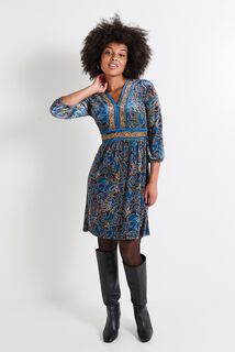 Robe col V femme