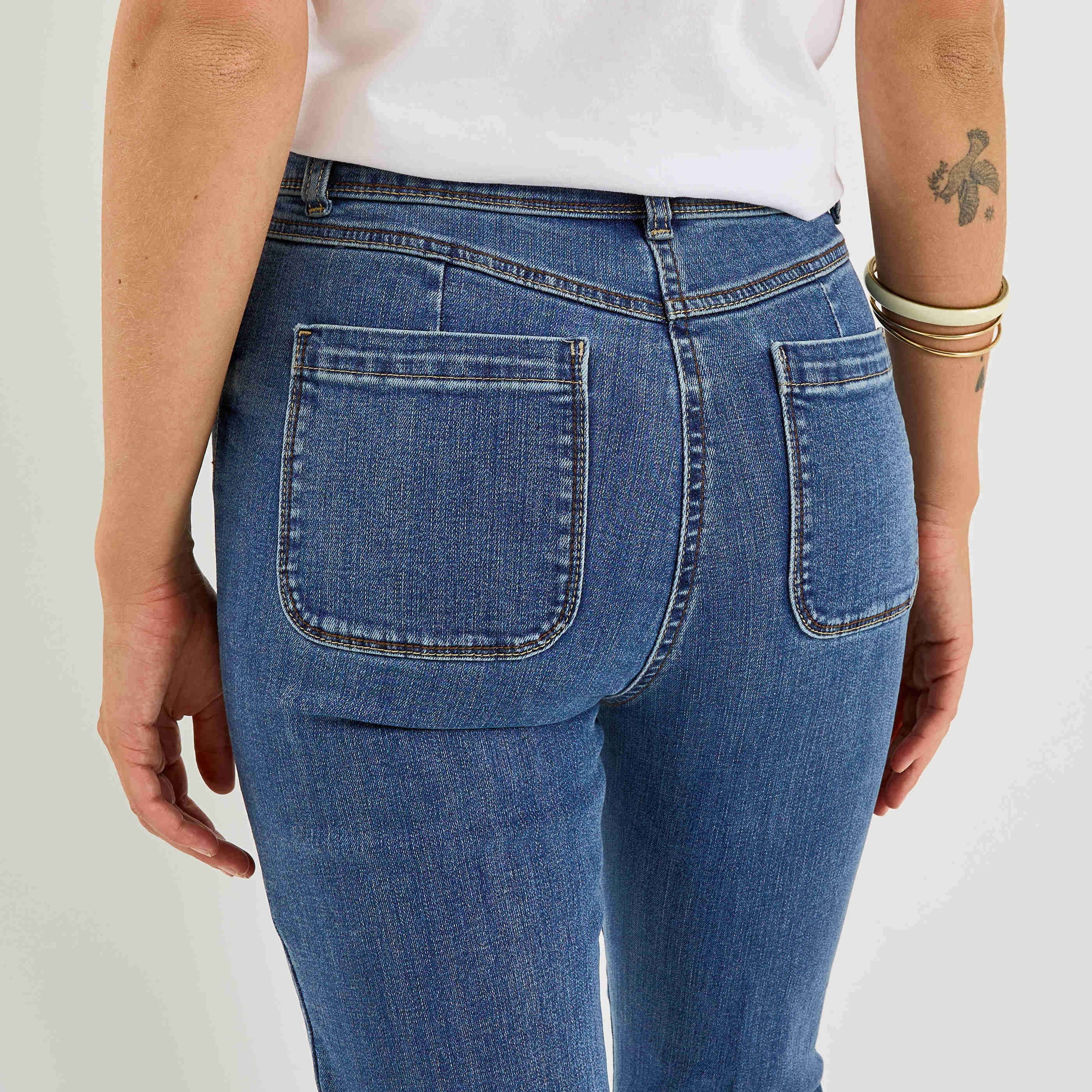 Jean raccourci bootcut TROPEZ RB02 femme