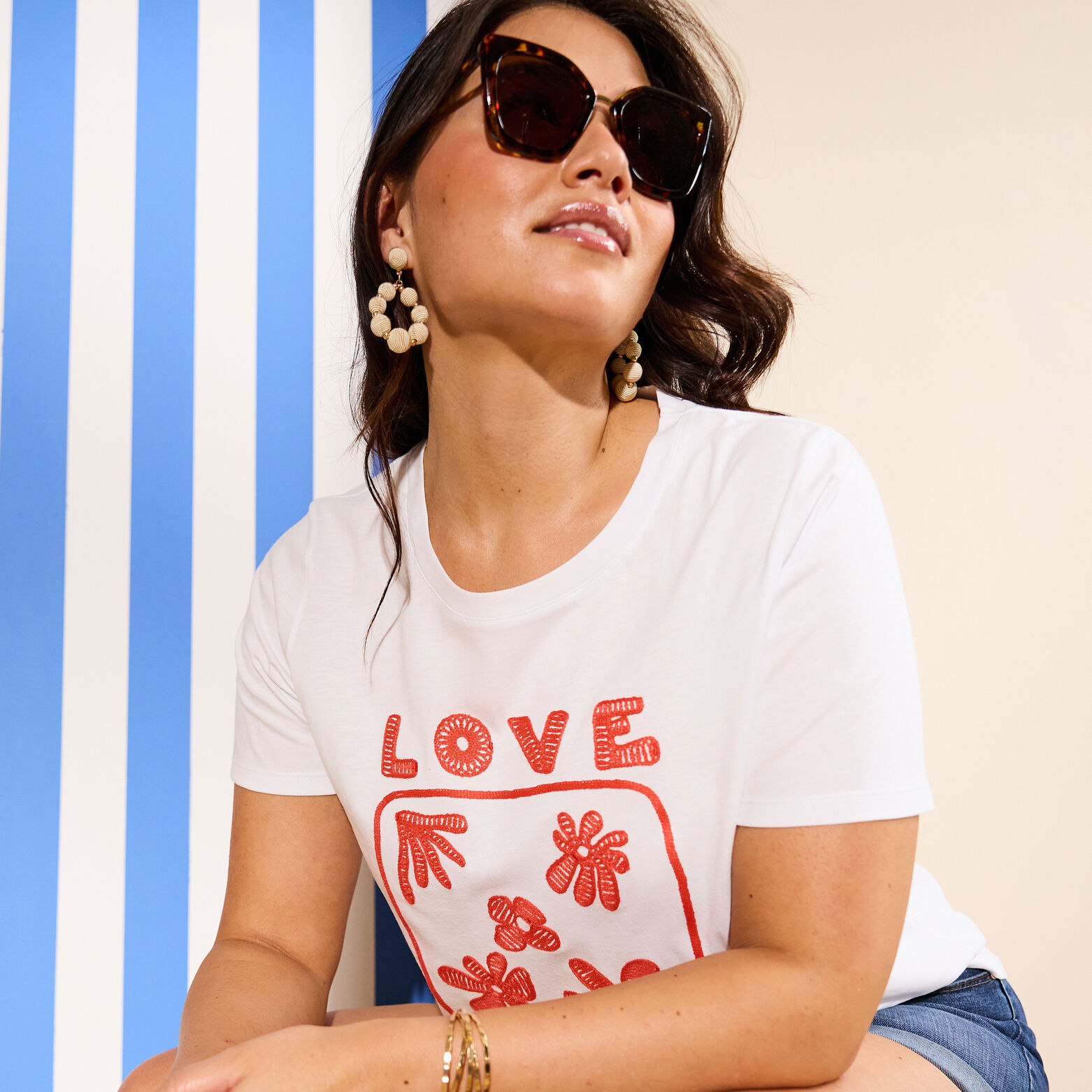 Tshirt print femme
