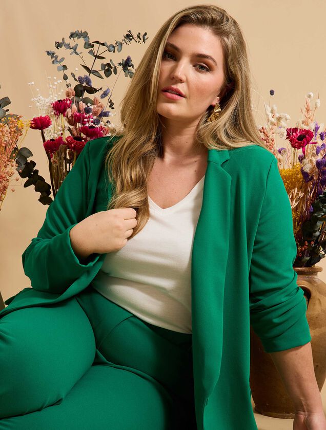 Blazer en maille femme