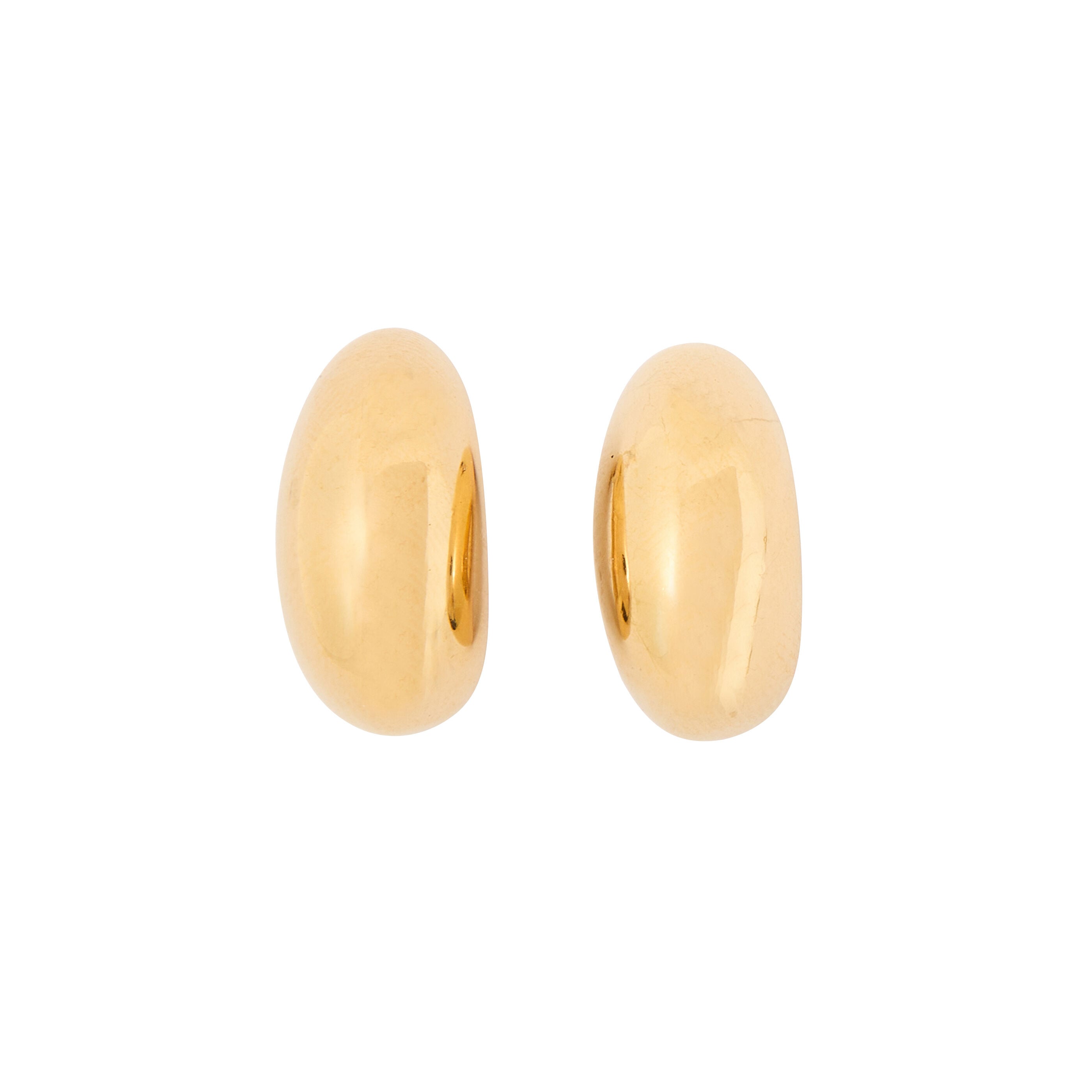 Boucles d'oreilles gouttes dor&eacute;es