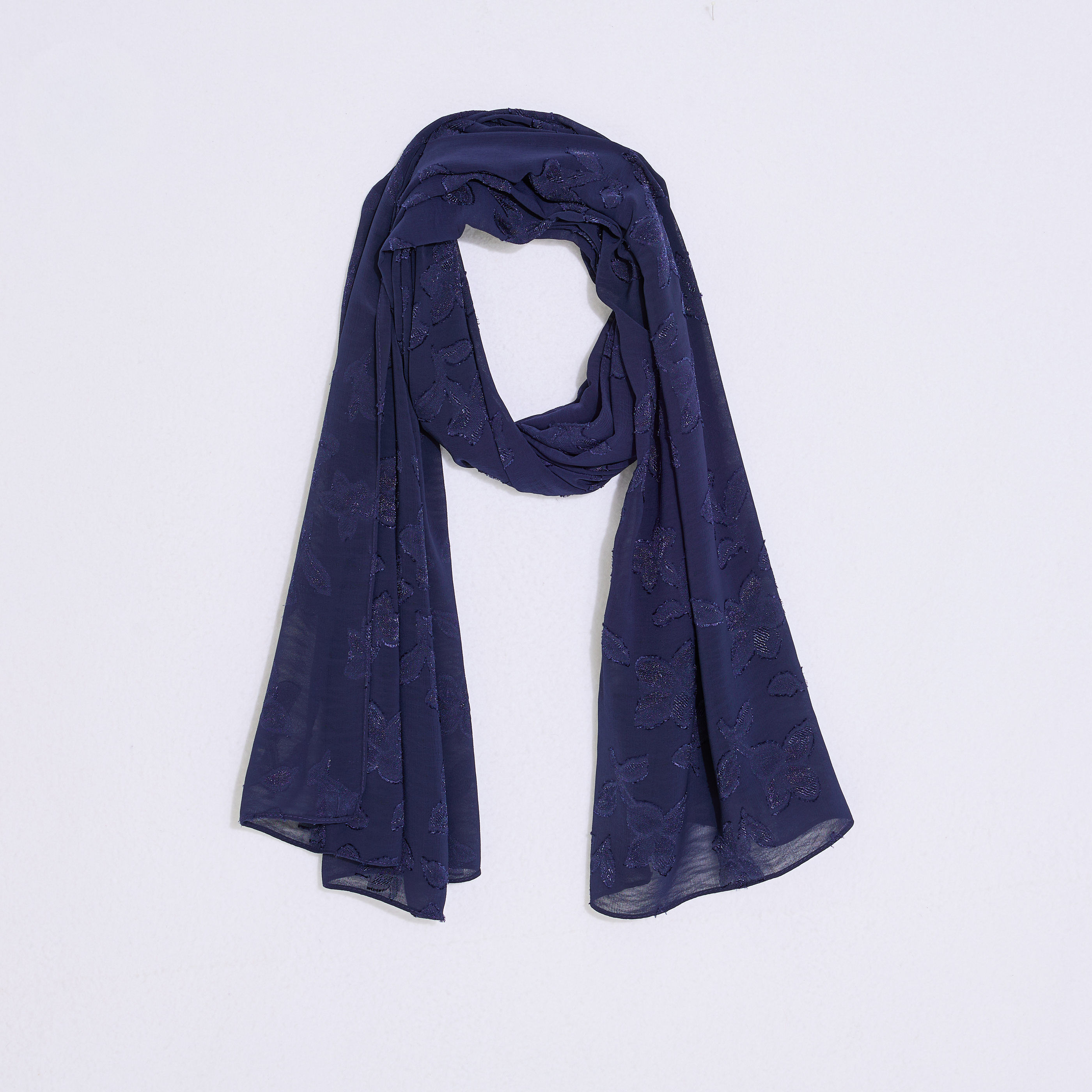 &Eacute;tole longue broderie floral femme
