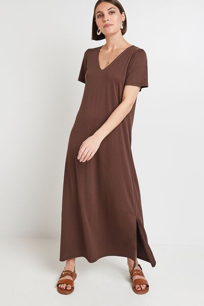 Robe tshirt longue femme