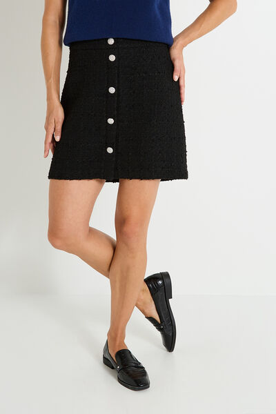 Jupe courte tweed 