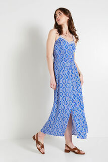 Robe longue imprimée femme