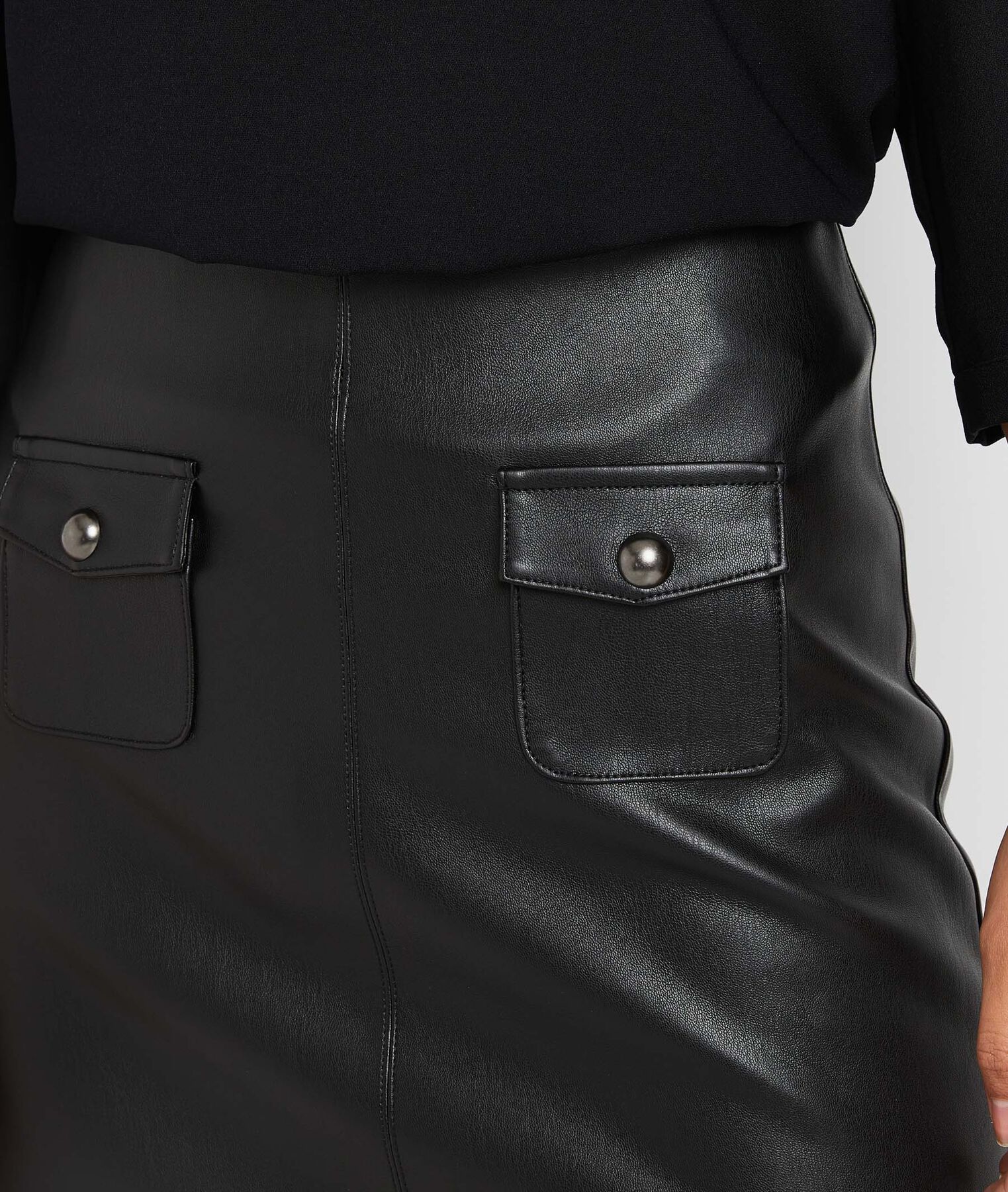 Jupe rock noire femme