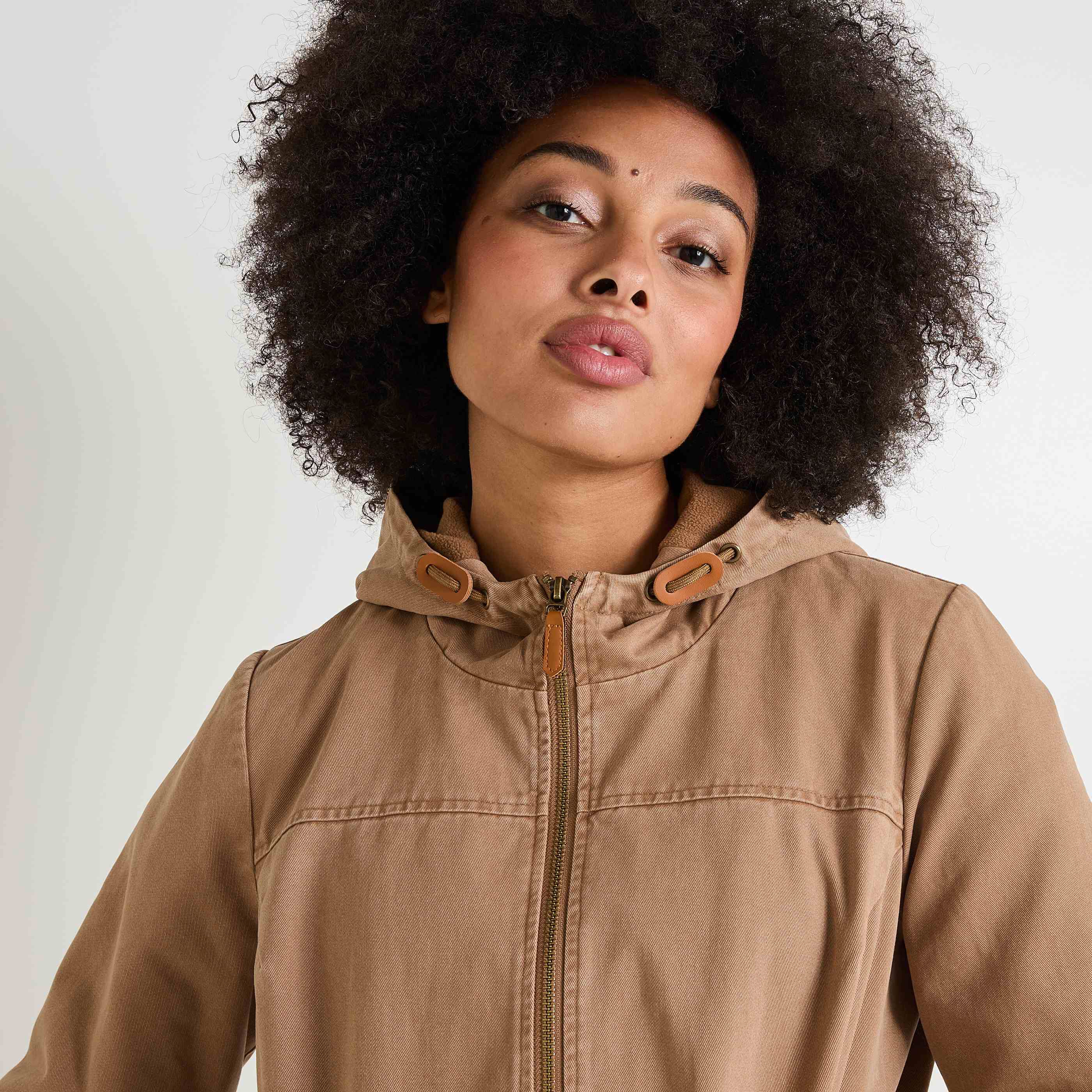 Parka &agrave; capuche femme