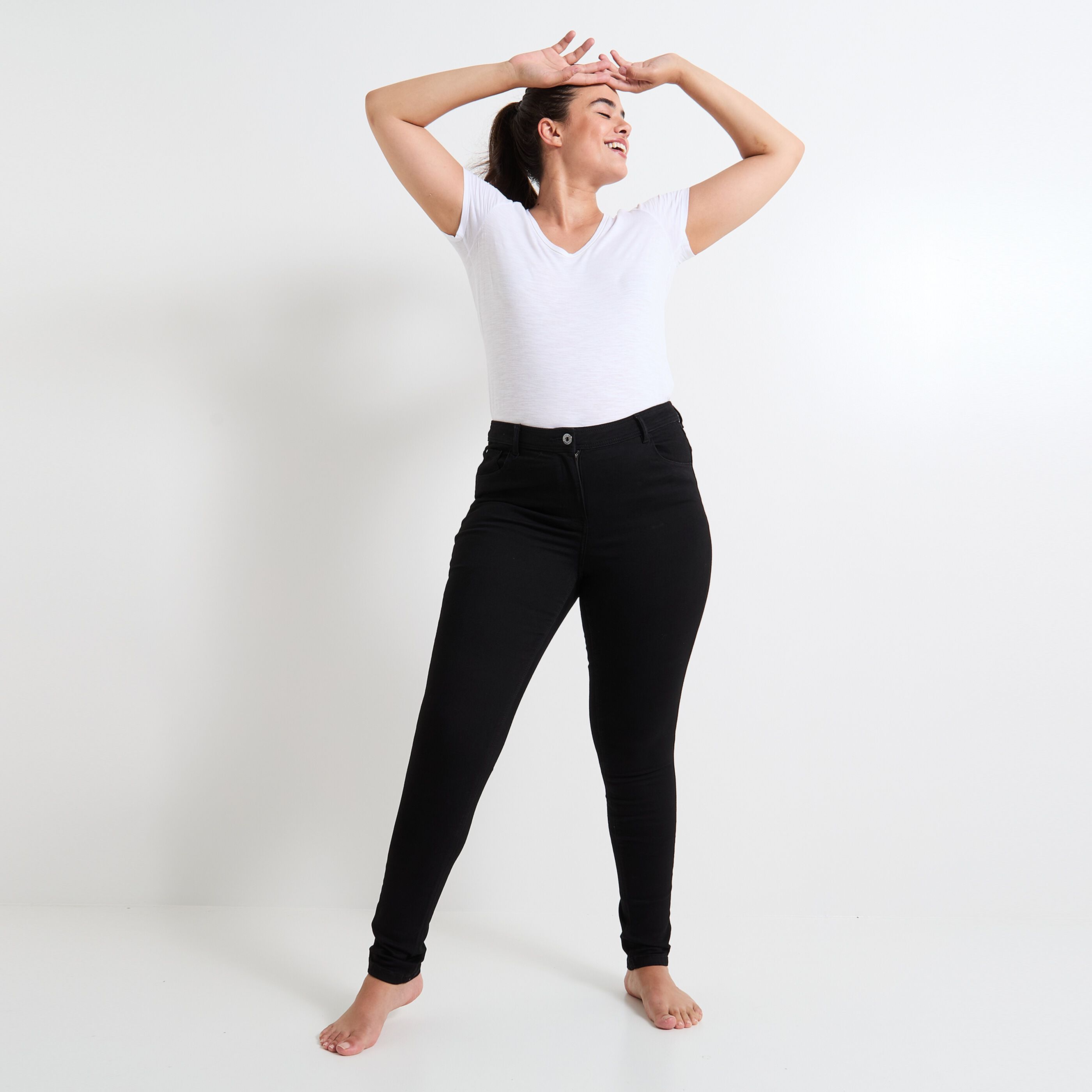 Pantalon noir skinny femme cheap