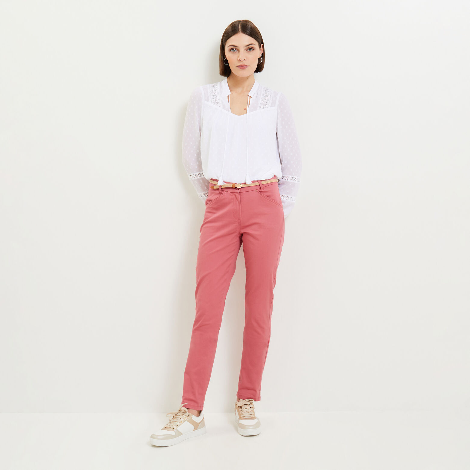 Pantalon chino femme