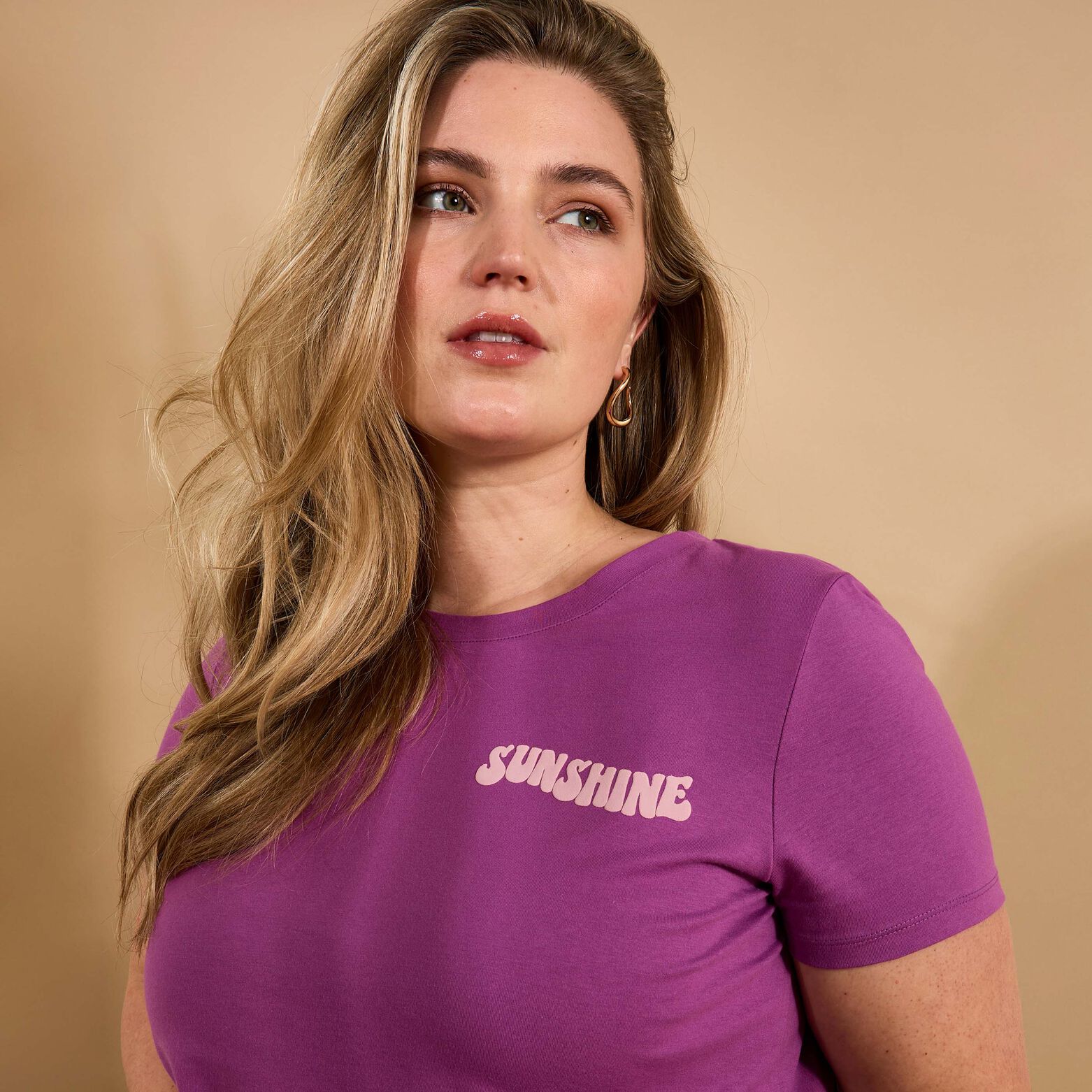 T-shirt col rond femme