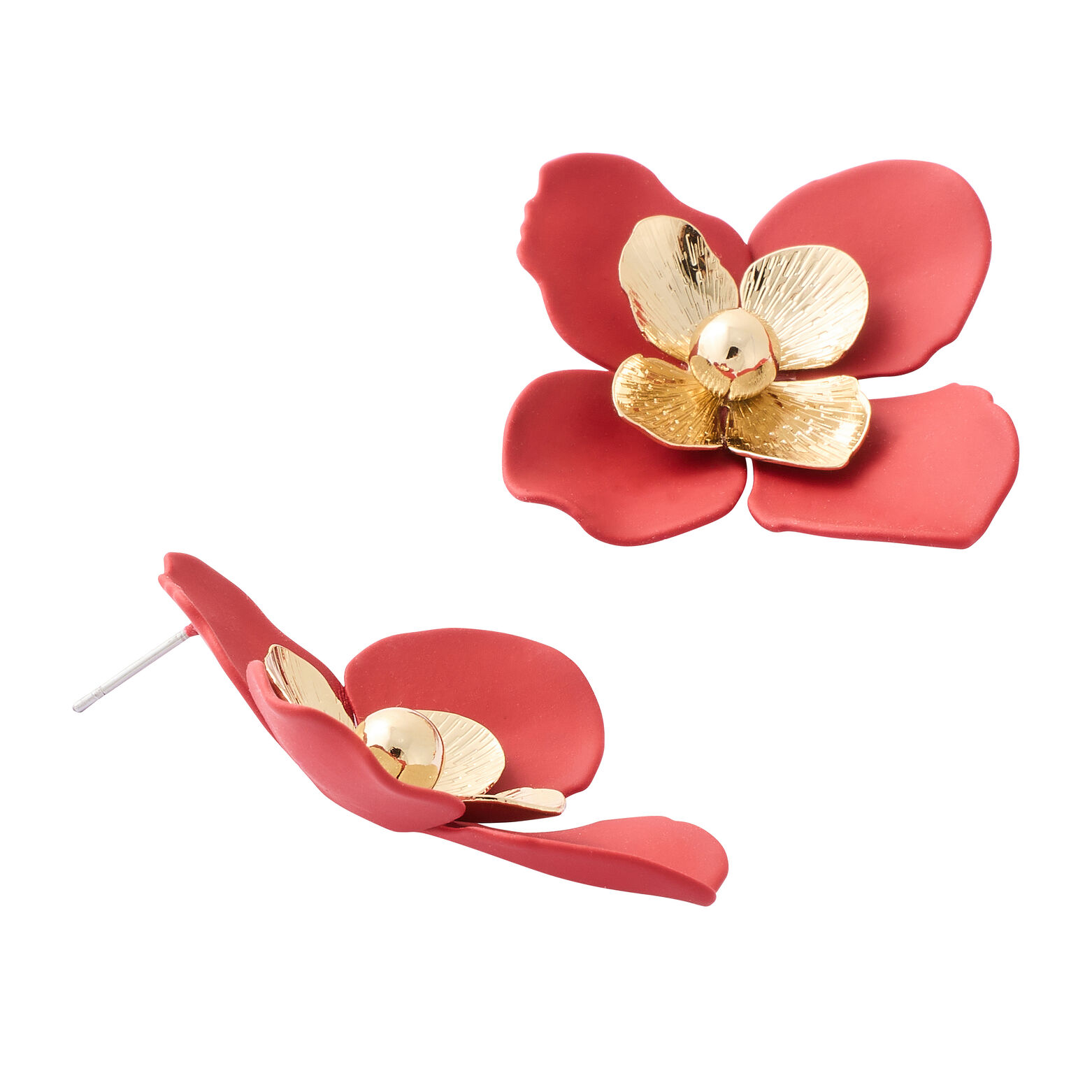 Boucles d'oreilles fleurs 