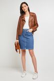 Jupe jean droite femme