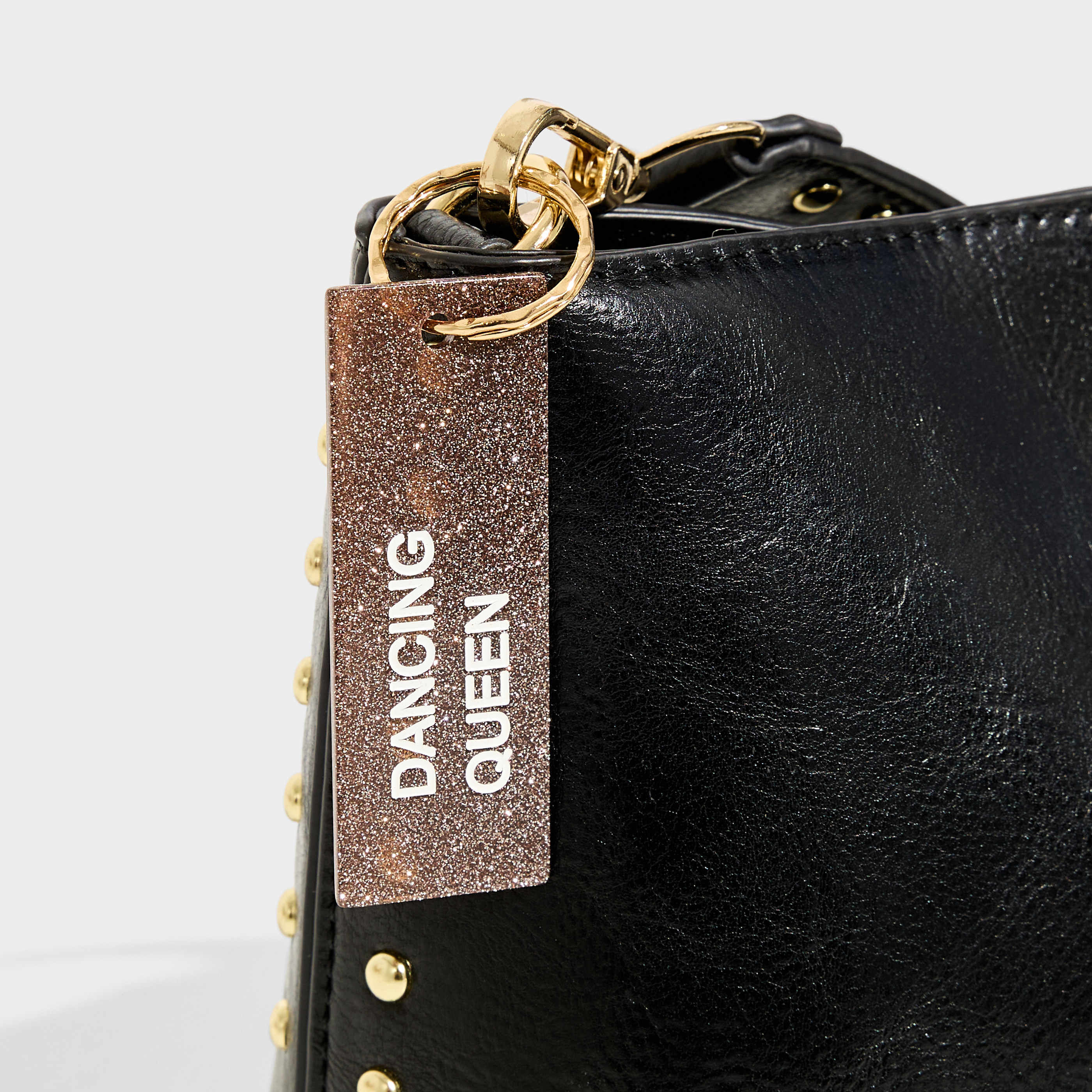 Porte cl&eacute; message "DANCING QUEEN" femme