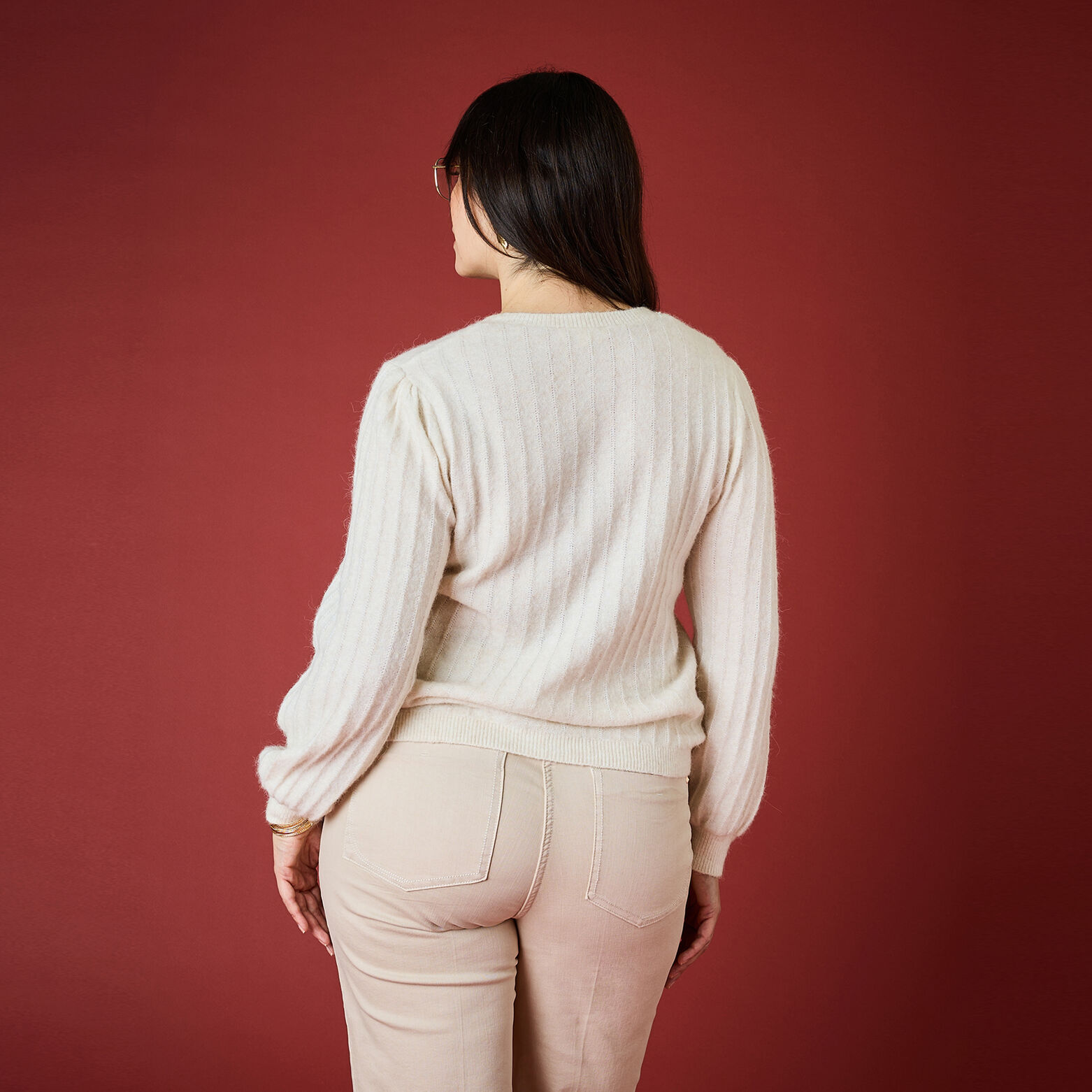 Gilet boutonné femme