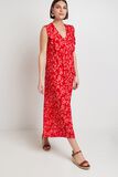 Robe longue imprimée femme