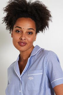Chemise de pyjama à rayures femme