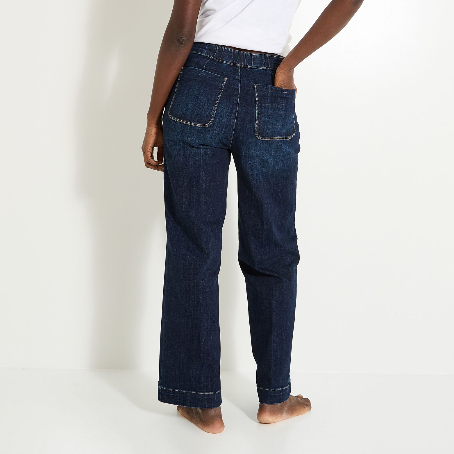 Jean flare POMPON F02 femme