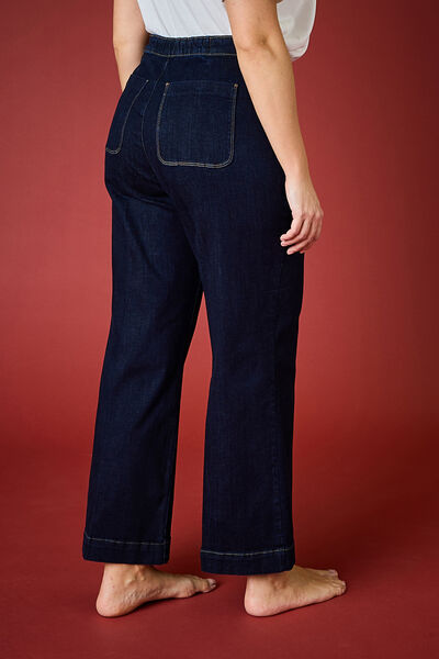 Jean flare POMPON F02 femme