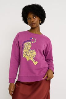 Sweat col rond femme