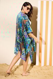 Kimono imprimé femme