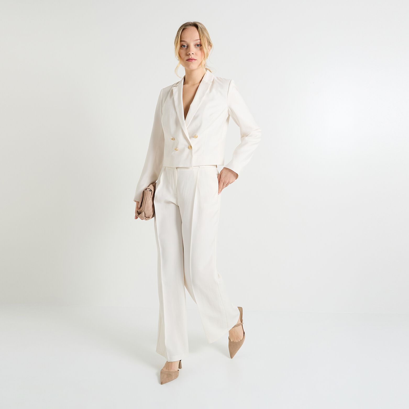 Blazer double boutonnage femme