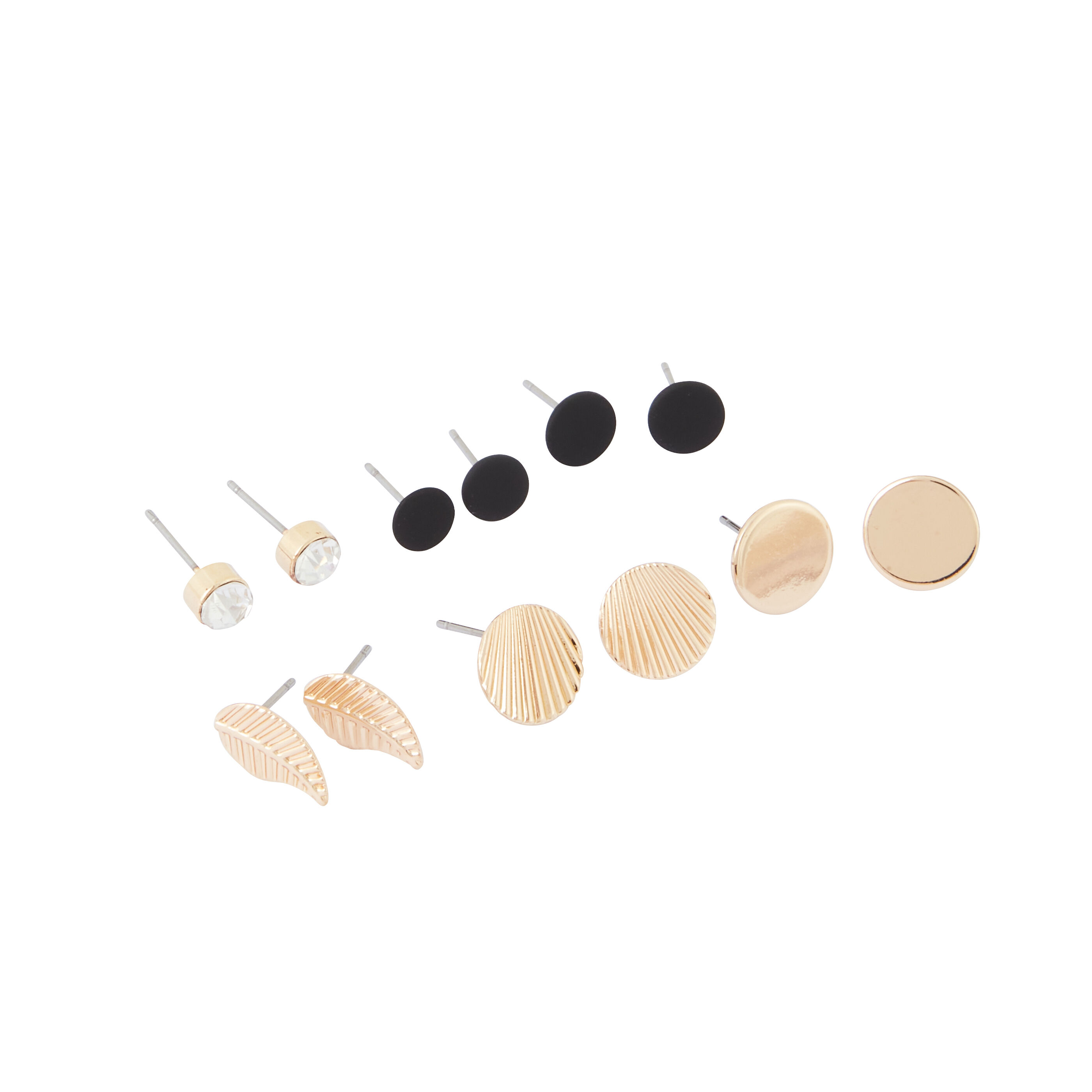 Set de 6 boucles d'oreilles femme