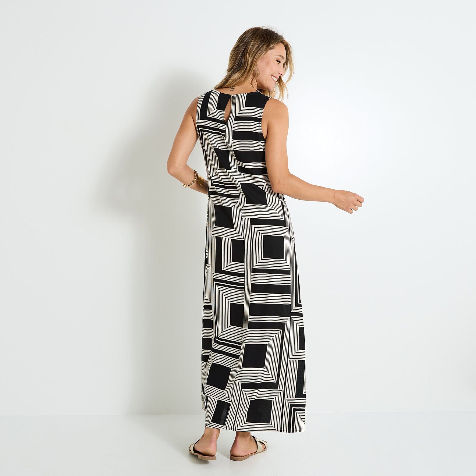 Robe longue été imprimée