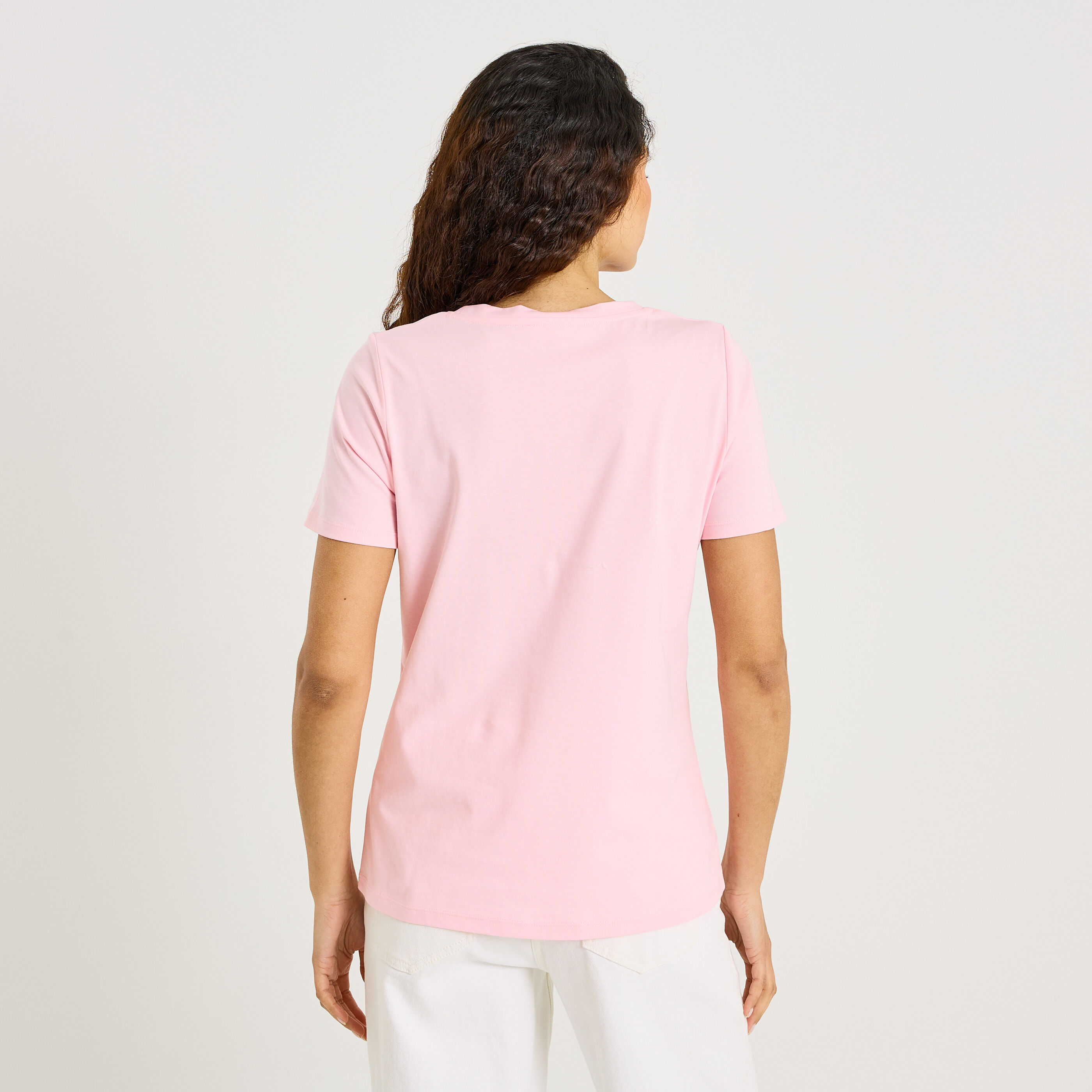 T-shirt col rond femme