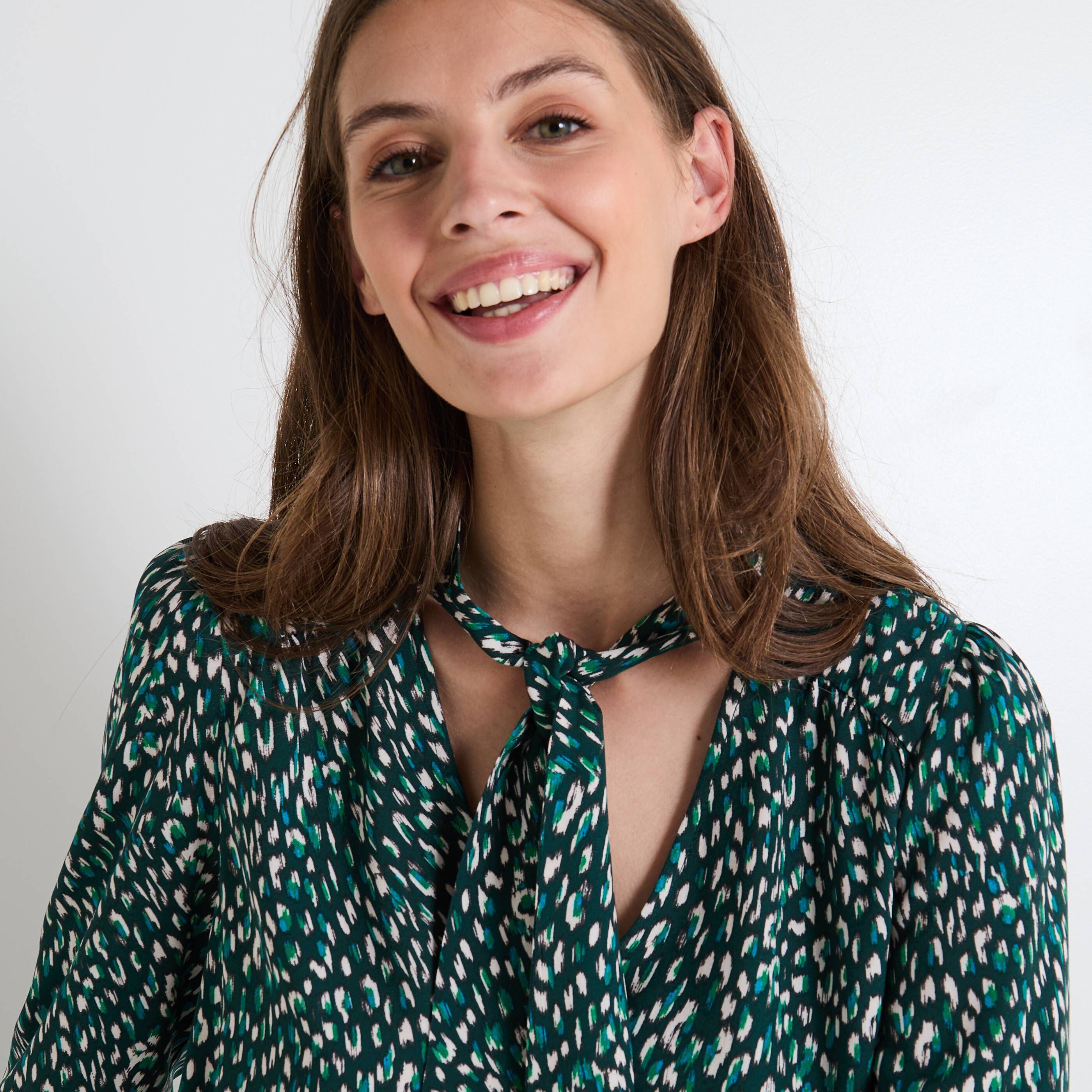 Blouse imprim&eacute;e femme