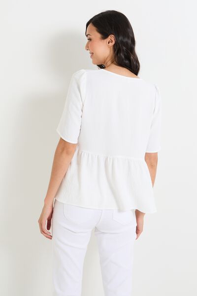 Blouse à nouer femme