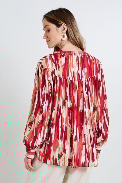 Blouse col V femme
