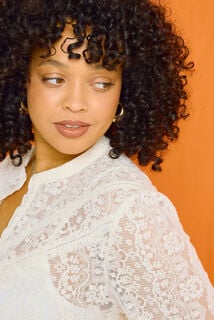 Chemise brodée femme