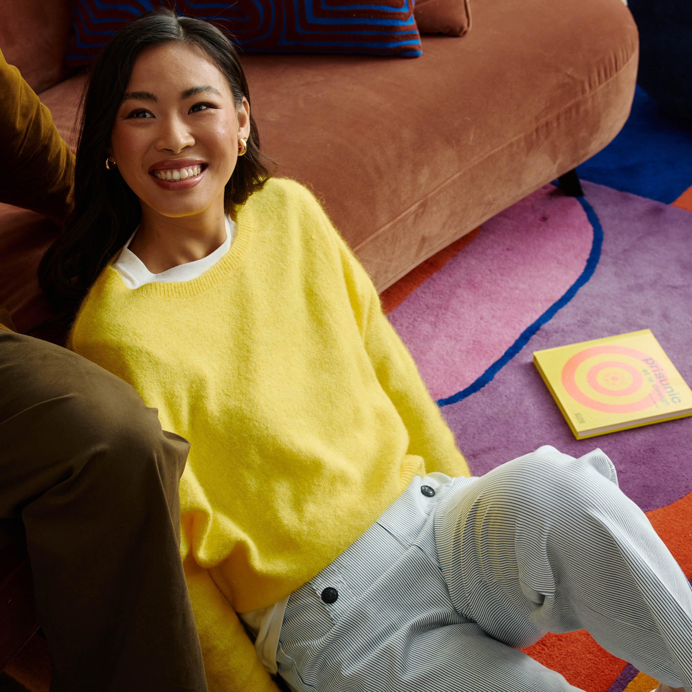 Pull fin &agrave; col rond femme