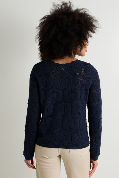 Pull jeux de points femme