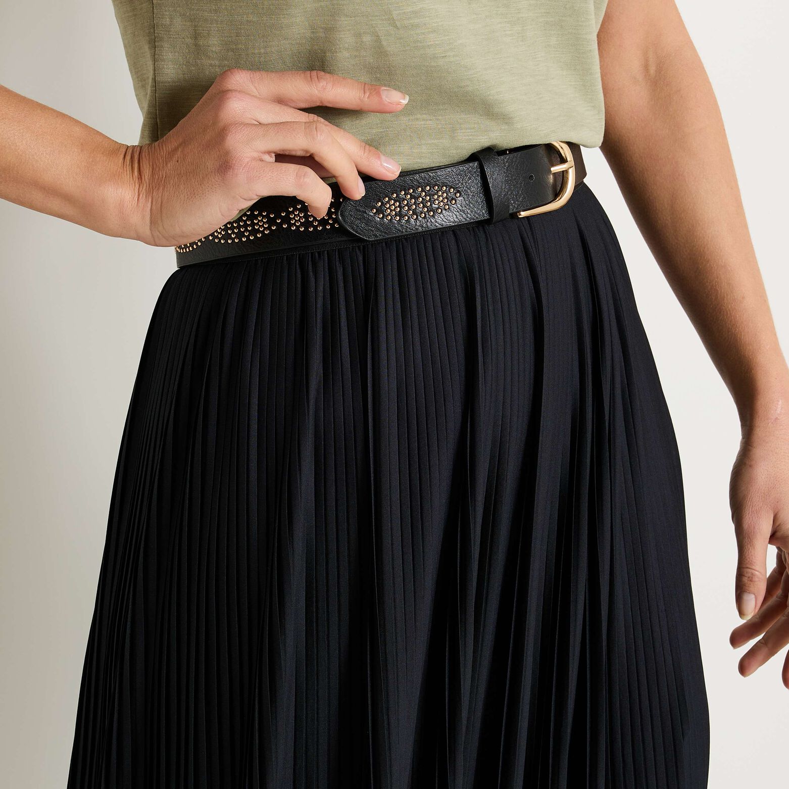 Ceinture cloutée femme