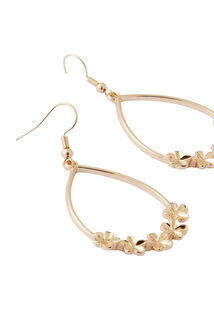 Boucles d'oreilles gouttes fleuries